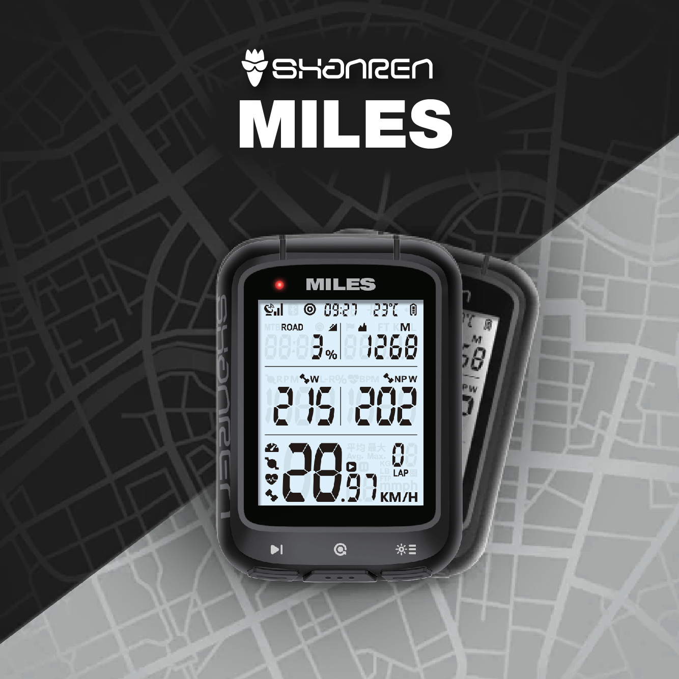 [샨렌] 마일즈 GPS 속도계(10개 이상)